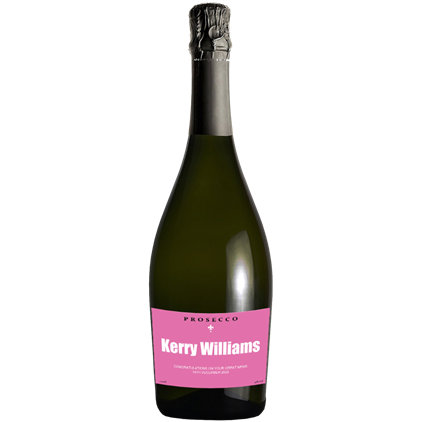 View Personalised Prosecco - Pink Label And Chocolates Hamper number 1